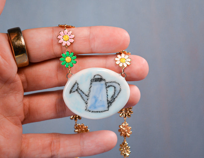 Watering Can Necklace