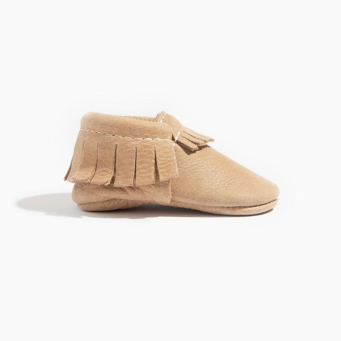 Weathered Brown Moccasin Baby Shoe - Babies in Bloom