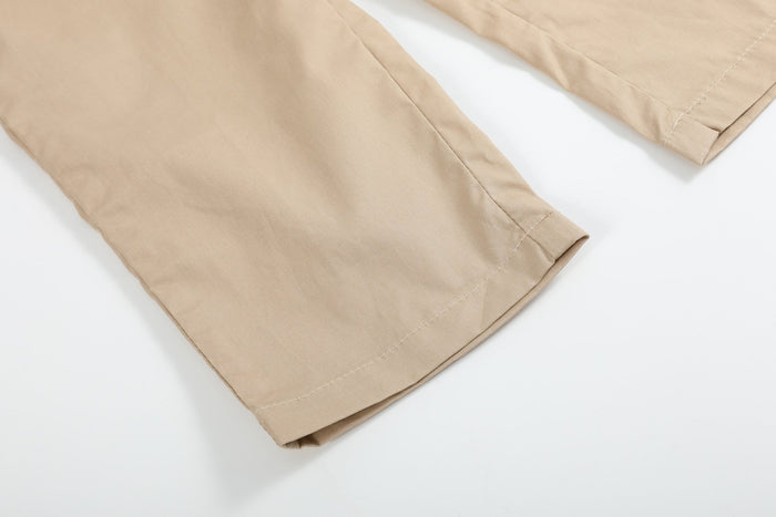 White Football Truck Shirt and Brown Pants Set - Lil Cactus