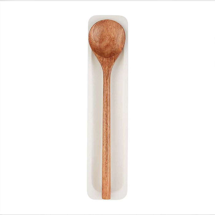 White Spoon Rest Set