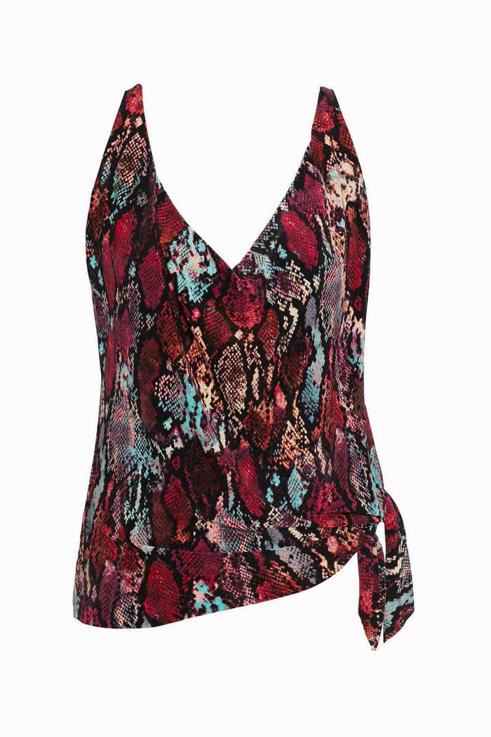 Winnie Tankini Top in Queen Cobra