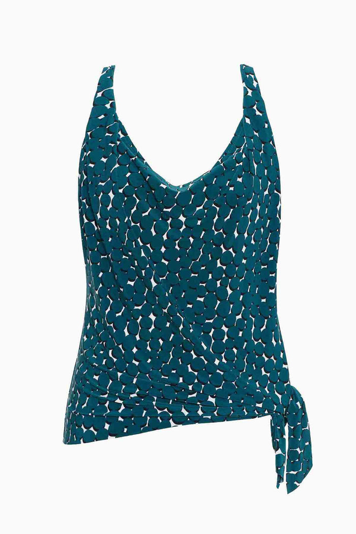 Winnie Tankini Top in Shadow Dot