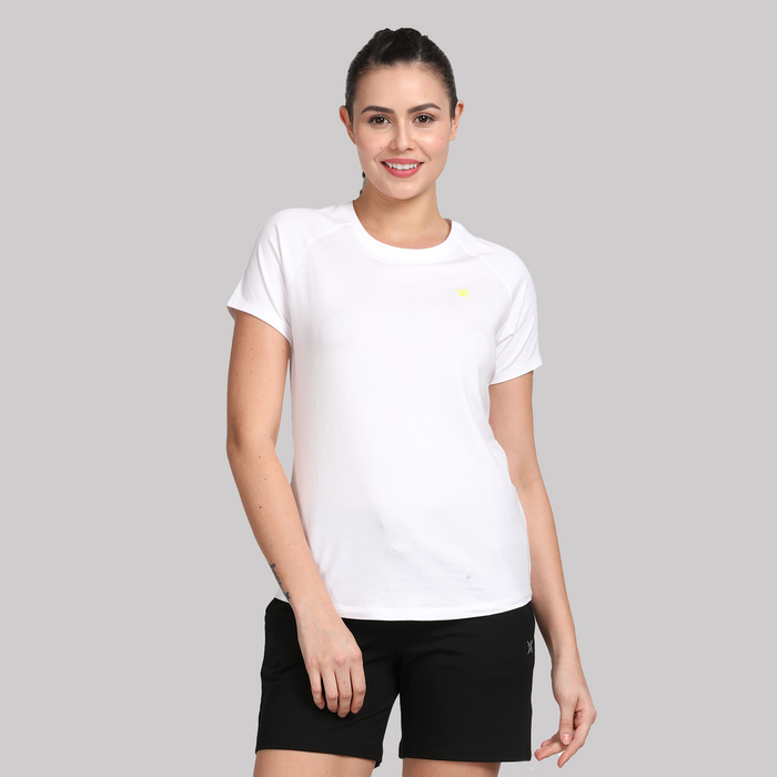 Women’s Active Round Neck T-Shirt for Workouts & Everyday Movement