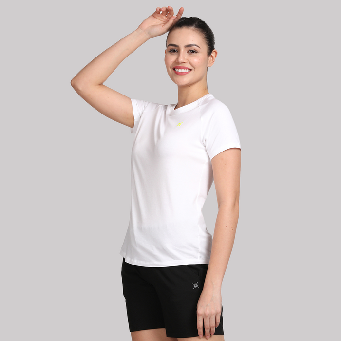 Women’s Active Round Neck T-Shirt for Workouts & Everyday Movement
