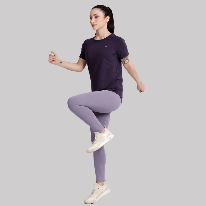 Women’s Active Round Neck T-Shirt for Workouts & Everyday Movement
