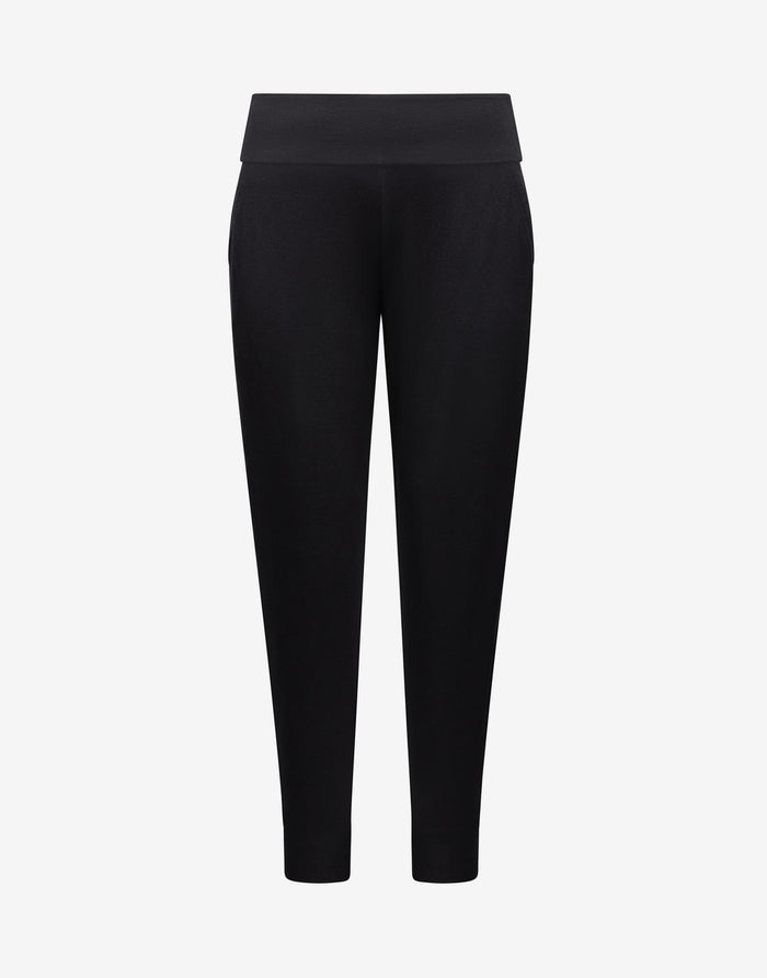 WonderKnit™ Pajama Bottom - Black - Nylon/spandex; polyester -Thirdlove