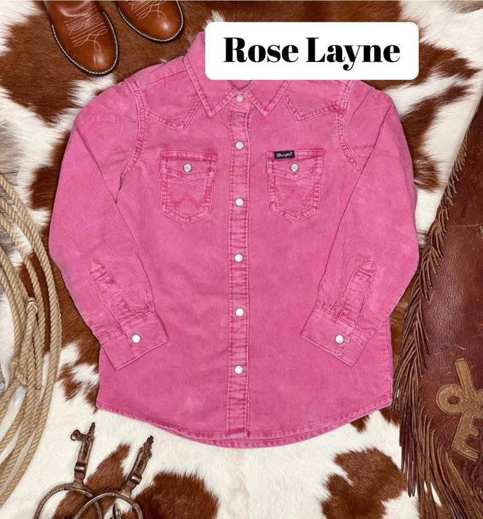Wrangler PINK Western Shirt