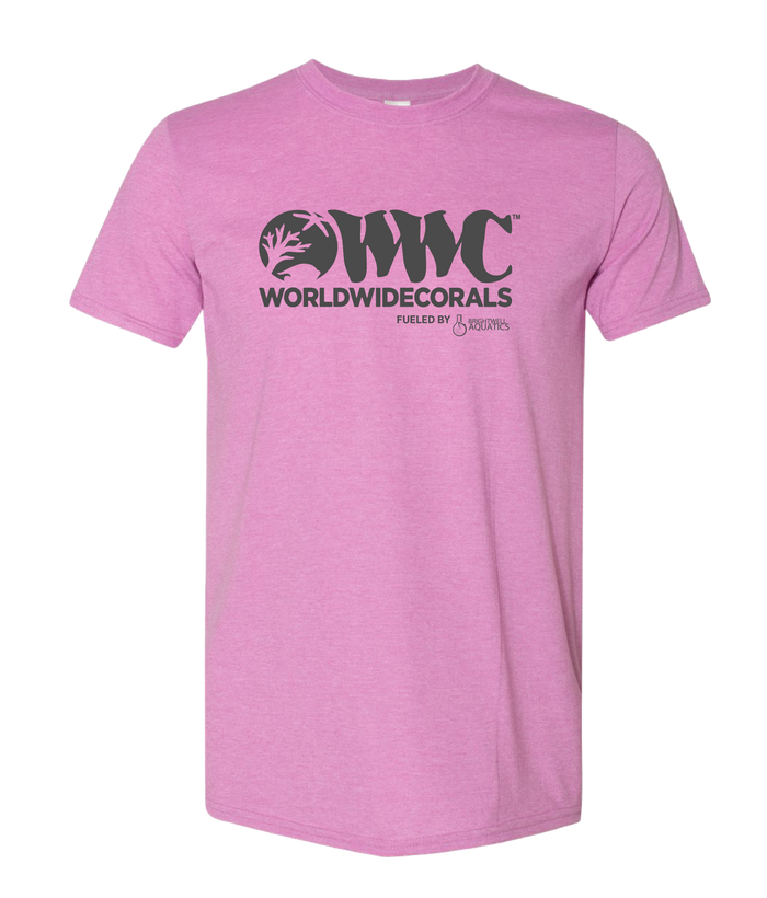 WWC Heather Radiant Orchid Shirt w/ Charcoal Grey Ink