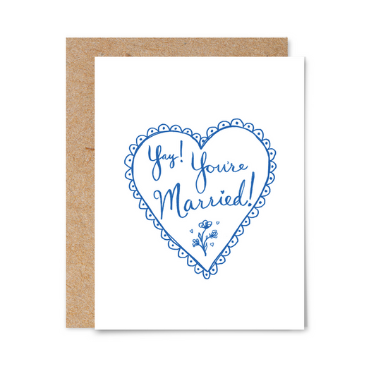 Yay You're Married Card