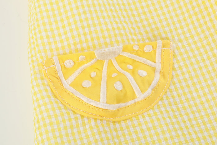 Yellow Lemon Dress and Panty Cover Set - Lil Cactus