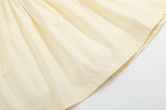 Yellow Petal Collared Smocked Dress - Lil Cactus