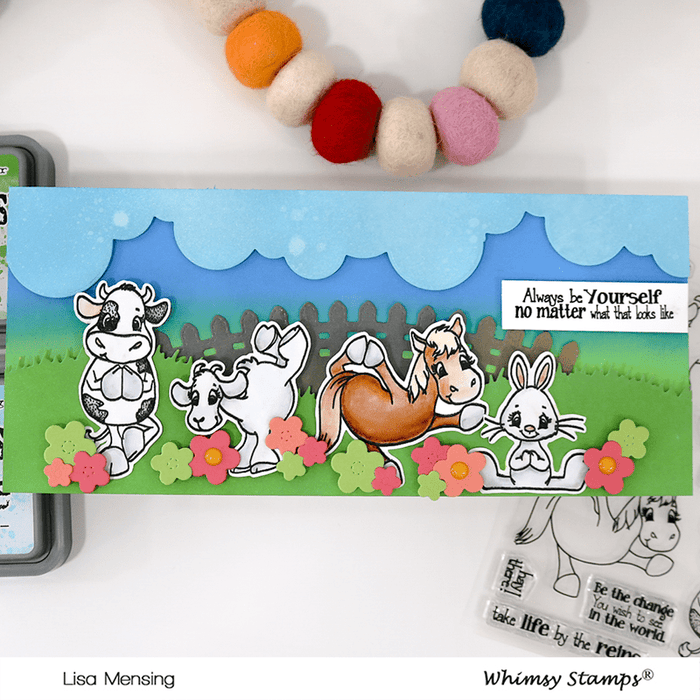 Yoga Animals Clear Stamps - Whimsy Stamps