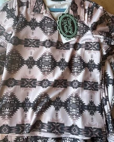YOUTH Boys Out West Aztec Polo