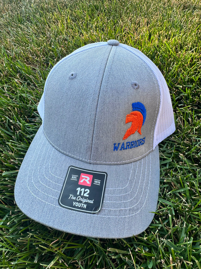 YOUTH RICHARDSON GRAY/WHITE EMBRIODERED SNAPBACK HAT