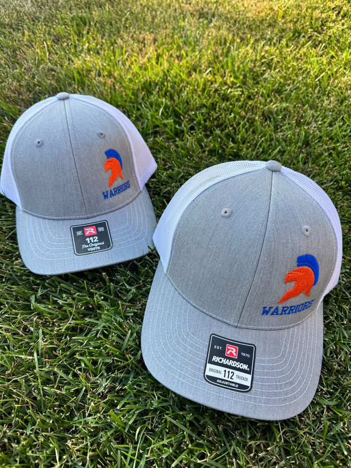 YOUTH RICHARDSON GRAY/WHITE EMBRIODERED SNAPBACK HAT