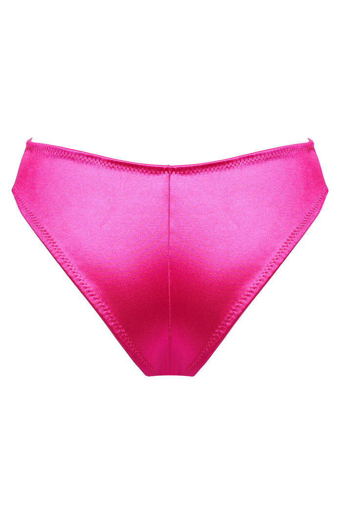 Yulia Fuchsia garter panties for YULIA NELSON
