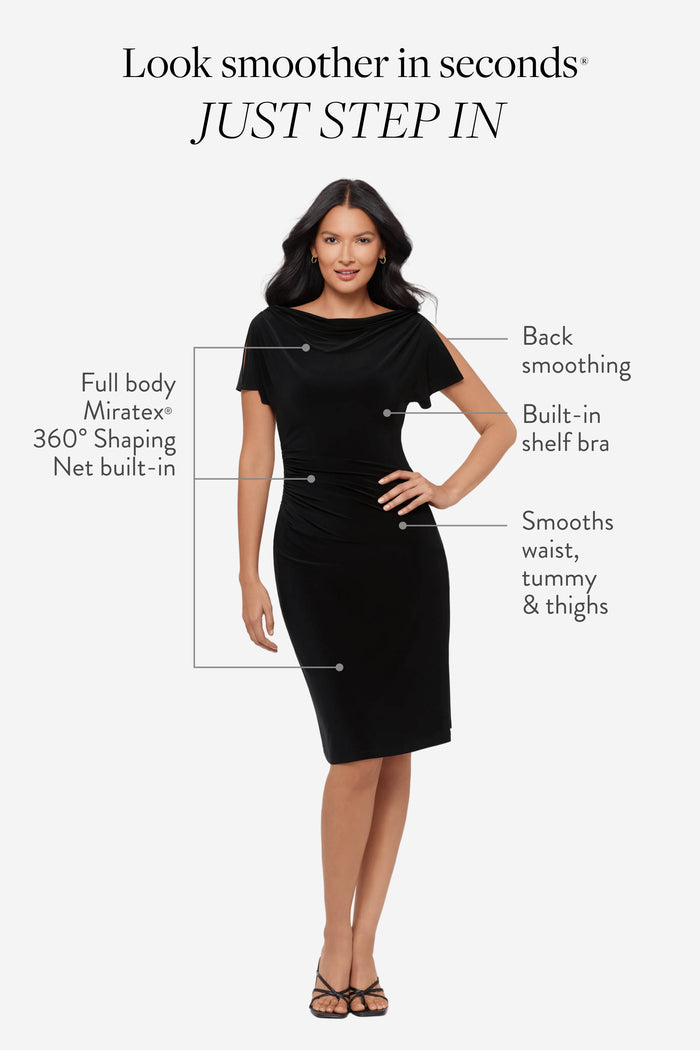 Zari Shaping Dress in Black