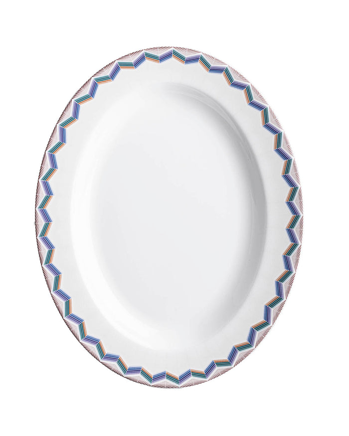 ZIG ZAG JARRIS 148 Oval Dish - Ø 36 Cm