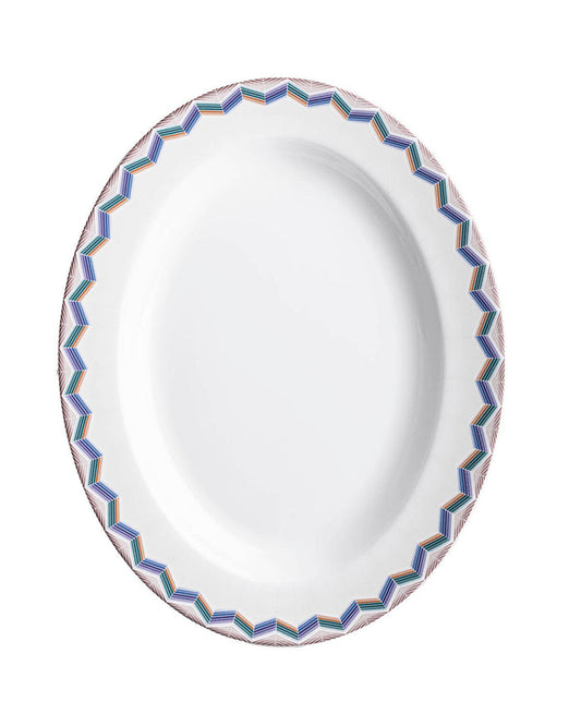 ZIG ZAG JARRIS 148 Oval Dish - Ø 36 Cm